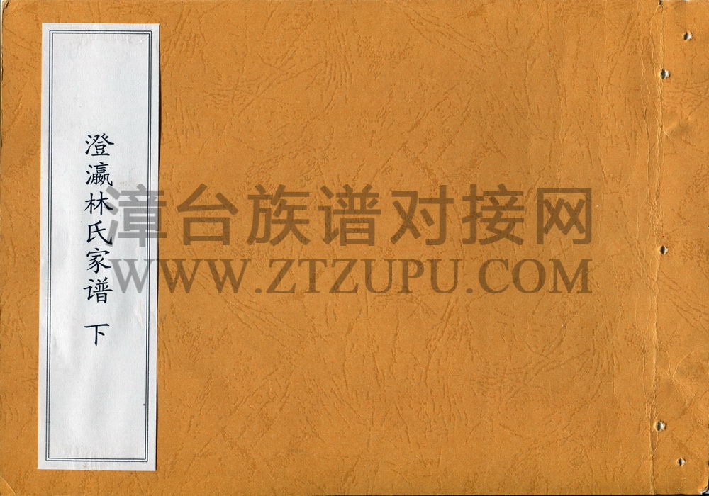 《澄瀛林氏家谱（下）》