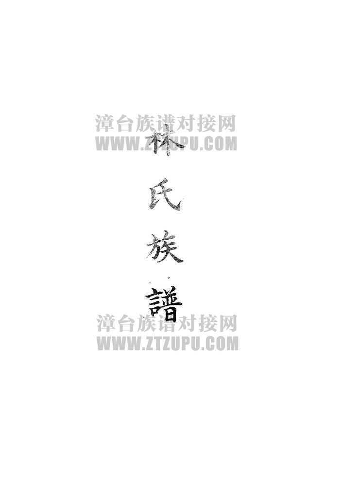《林氏族谱》