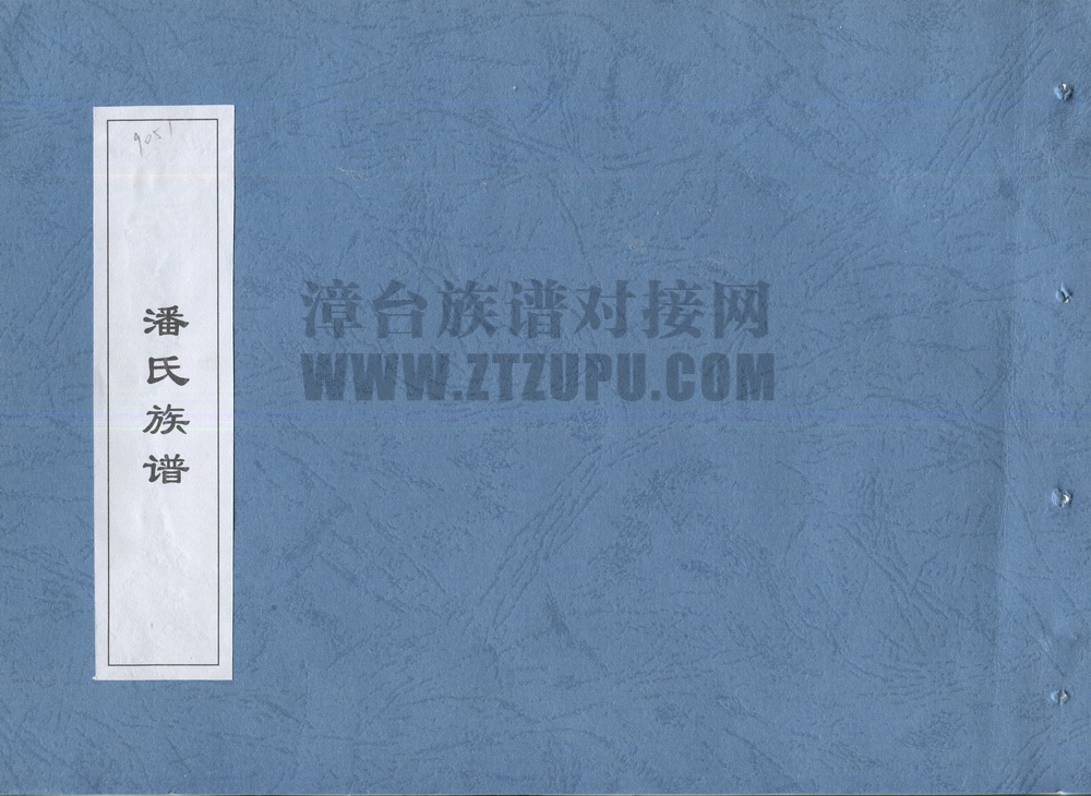 《潘氏族谱（漳浦车田顶车社）》
