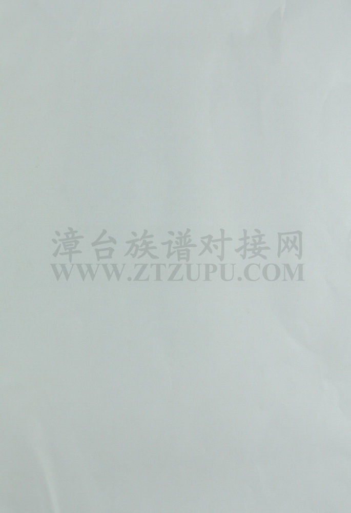 《世坂许氏族谱》