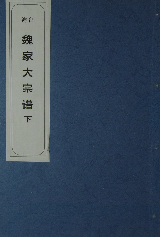 《魏家大宗谱（下）》