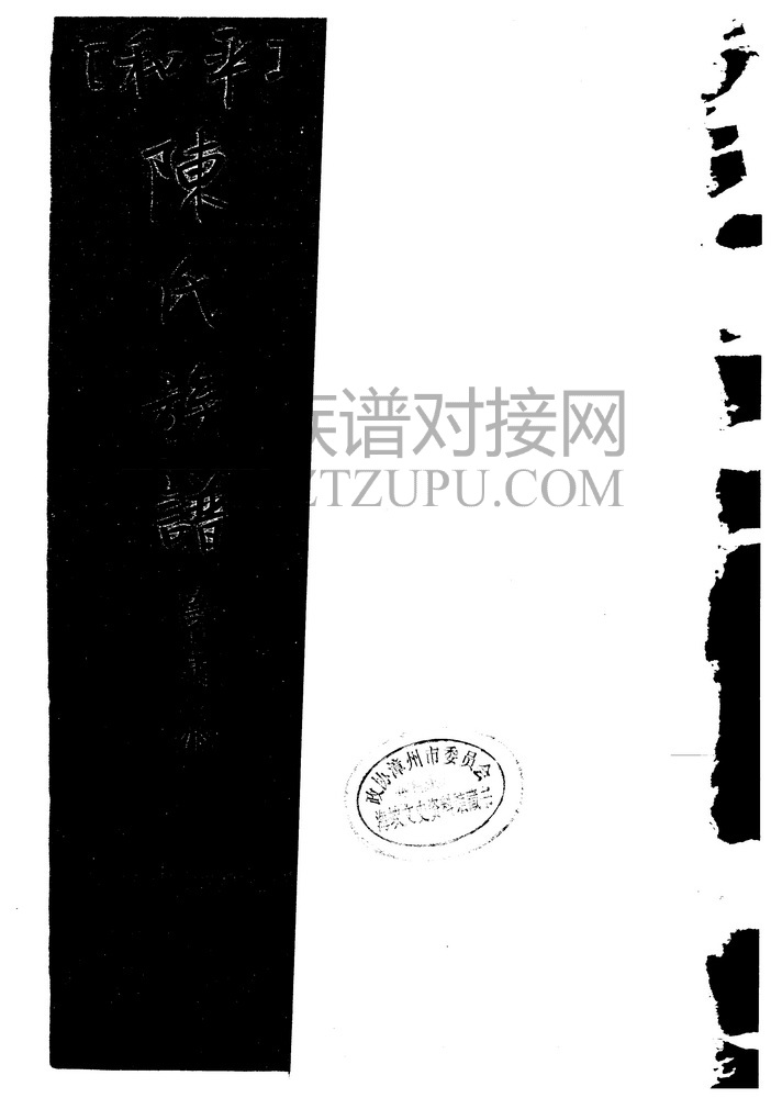 《福建漳州平和陈氏族谱 景肃派（上）》