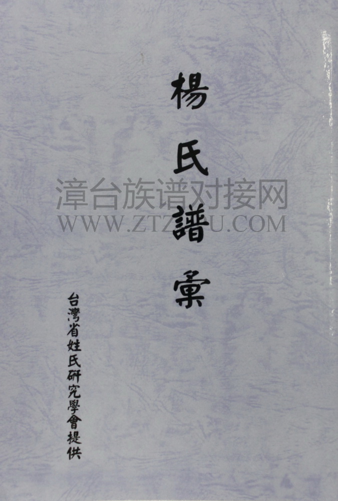 《杨氏谱汇》